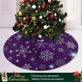 thumbnail image 3 of SKYSONIC Christmas Christmas Tree Skirt Home Decoration Large Round Christmas Tree Skirt for Holiday Party Home Christmas Day Ornaments 47.2 Inch, 3 of 6