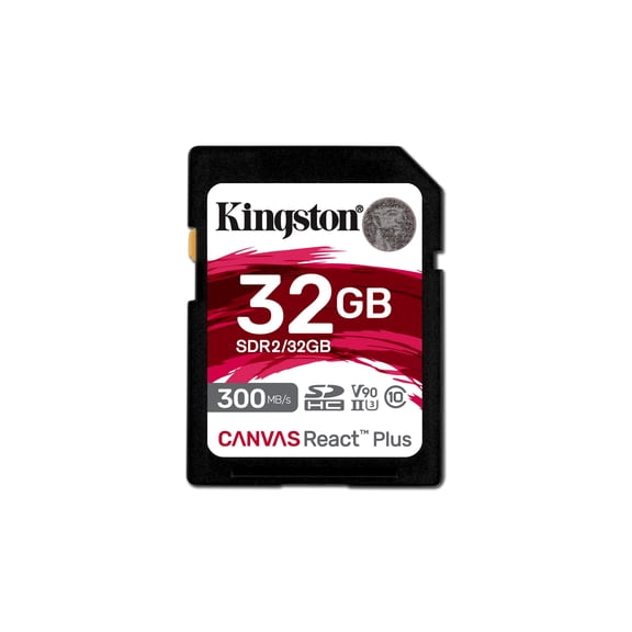 Tarjeta SD Kingston Canvas React Plus 32 GB SDHC UHS-II V90