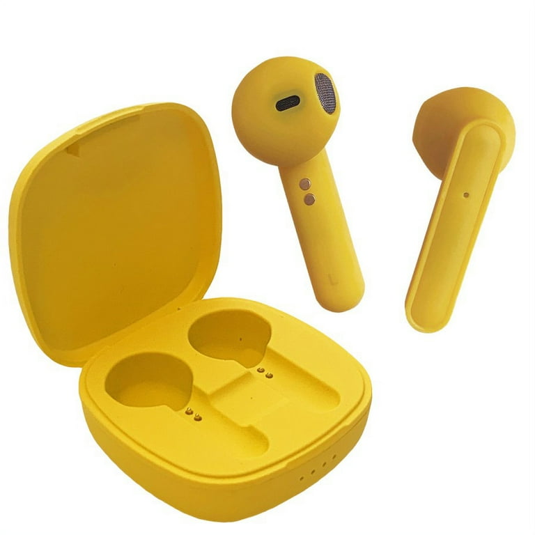 Zunammy Rubberized Wireless Earbuds with Matching Wireless