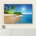 thumbnail image 4 of wall26 - Palm Trees on Tropical Beach Vacation - Canvas Art Home Art - 12x18 inches, 4 of 5