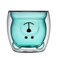 thumbnail image 1 of Taza de café creativa de doble capa con forma de oso de cristal, taza para café, jugo, leche, taza para beber, taza de café, 1 of 4