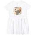 thumbnail image 3 of Inktastic Chicken Flowered Cottagecore Girls Toddler Dress, 3 of 5