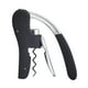 thumbnail image 1 of Deluxe Corkscrew, Wine Bottle Opener with Built-in Foil Cutter, Black & Chrome, 1 of 5
