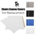 thumbnail image 4 of Bewildely Fundas de muebles de asiento cruzado para sillas de directores, tela protectora de taburete de lona plegable reutilizable para pesca en Type5 NO5, 4 of 6