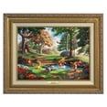 thumbnail image 1 of Thomas Kinkade Winnie The Pooh I - Canvas Classic (Gold Frame), 1 of 1