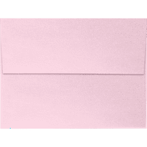 LUXPaper A6 Invitation Envelopes w/Peel & Press, 4 3/4 x 6 1/2, Rose Quartz Metallic, 50 Pack