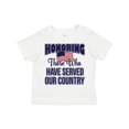 thumbnail image 1 of Veterans Military Honoring Those Who Serve Boys or Girls Toddler T-Shirt TEE TOP, 1 of 6