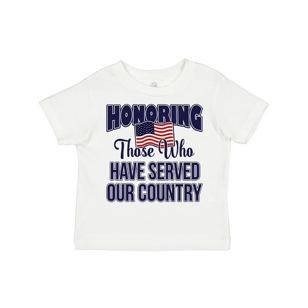 Veterans Military Honoring Those Who Serve Boys or Girls Toddler T-Shirt TEE TOP