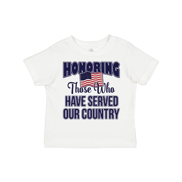Veterans Military Honoring Those Who Serve Boys or Girls Toddler T-Shirt TEE TOP