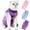 Purple, variant on TaoLeHui Cat Recovery Suit for Spay Cat Onesie for Cats After Surgery, Breathable Cat Surgery Recovery Suit Female Male Surgical Spay Suit, Kitten Recovery Suit E Collar Alternative Anti Licking