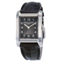 Baume and Mercier Black Dial Leather Strap Womens Watch