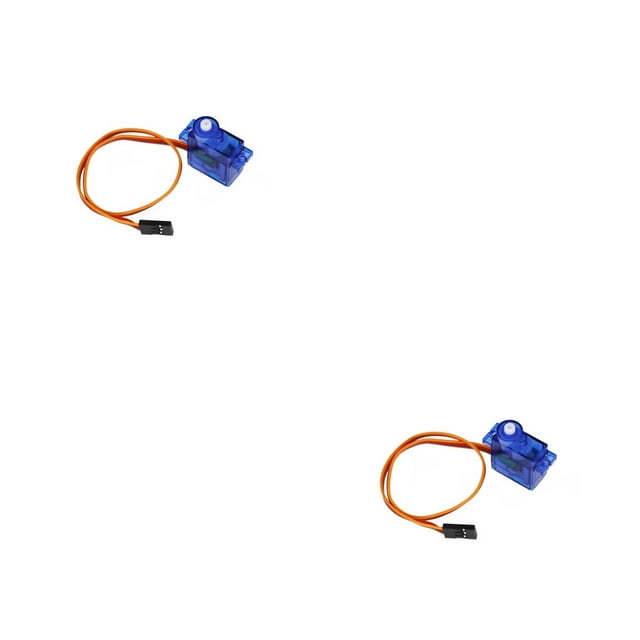 Methold 9g Micro Servo Pequeño Mini Servos Tipo de interfaz resistente Kit de motor compatible Helicóptero Coche Barco Modelo de ala fija 360° 2piezas