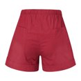 thumbnail image 6 of Womens Shorts Casual Summer Beach Drawstring Shorts 5 Inch Wide Leg Lounge Shorts Vacation Trendy Shorts with Pockets, Limited Time Offer, Under 10 Dollars, 6 of 6