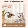 thumbnail image 4 of Interactive Flapping Bird Cat Toy, Automatic Chirping Sounds, Remote Control Operation, Rechargeable with Feather Tail, Self Flying Bird Cat Toy, 4 of 11