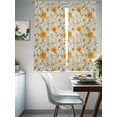 thumbnail image 4 of Spring Yellow Flowers Sheer Curtains 2 Panels Set Vintage White Daisy Farm Plant Watercolor Sheer Window Curtains Light Filtering Rod Pocket Voile Drapes for Bedroom Living Room 52"X72", 4 of 9