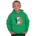 thumbnail image 3 of Smurfs Hate Being Pinched St Paddy Youth Hoodie Boy Girl Teen Brisco Brands XS, 3 of 5