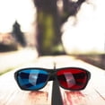 thumbnail image 2 of 5x Red and Blue Anaglyph Dimensional 3D VISION Glasses For TV Movie Game DVD, 2 of 5