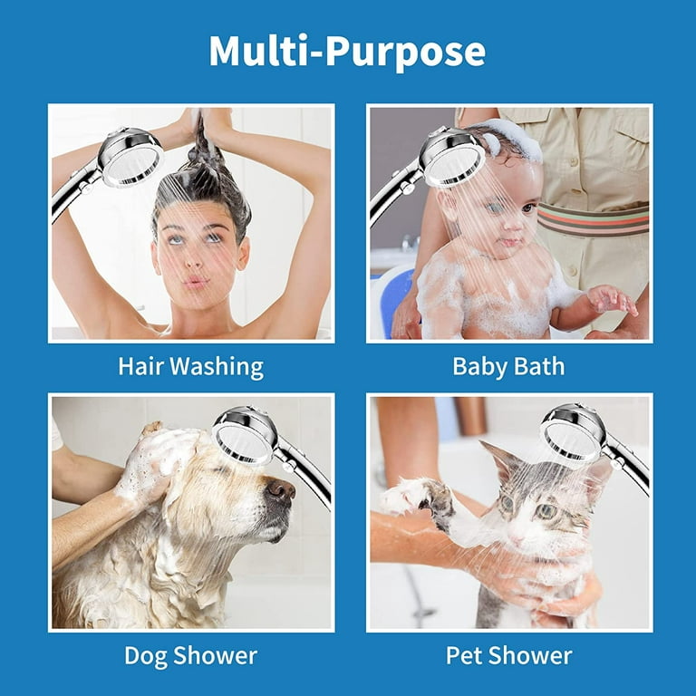 Sink Hose Dog Shower Sprayer Attachment, Female Aerator and Hand