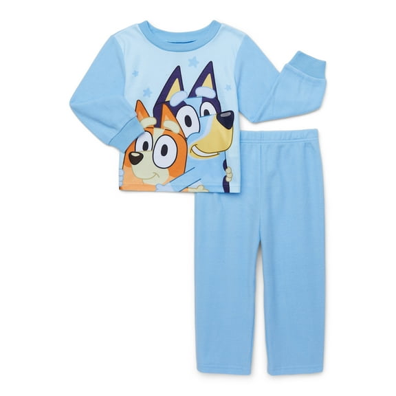 Character Toddler Long Sleeve Top and Pants, 2-Piece Pajama Set, Sizes 12M-5T