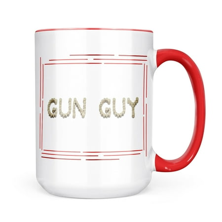 

Neonblond Gun Guy Gun Bullet Shells Mug gift for Coffee Tea lovers