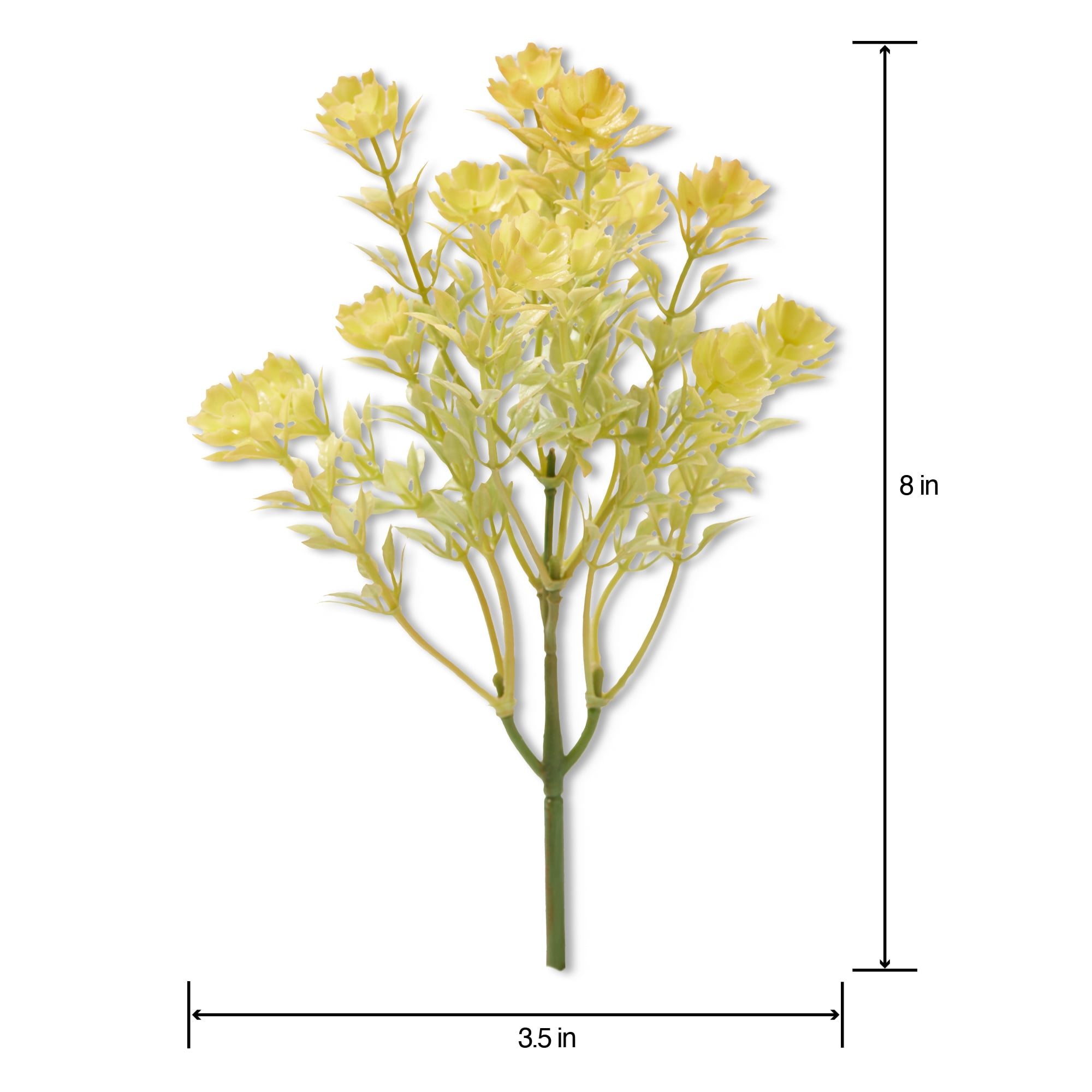 Mainstays Artificial Buttercup Pick 4 inch x 8 inch Yellow