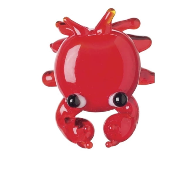 Ganz Miniature Glass Figurine - Red Crab