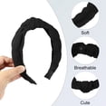 thumbnail image 3 of Diadema de maquillaje, diadema de tela de spa para lavado Hace, diademas lindas negras para mujer y niña, 3 of 7