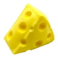 thumbnail image 2 of Cheese Stress Toys, Pressure Relief Artificial Cheese Models Durable TPR Resilient  for Office, 2 of 7