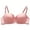 Pink, variant on Ynynloco Women's Seamless Bra Comfy Underwire Lightly Lined T-Shirt Bra Bow Tie Padded Pushup Convertible Bras