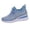 Sky Blue, variant on Women’s Wedge Platform Sneakers Breathable Mesh Lightweight Antislip Cushion Running Shoes for Workout Daily Walking Hot Pink Size 6