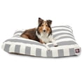 thumbnail image 1 of Majestic Pet Vertical Stripe Gray Large Rectangle Pet Bed, 1 of 1