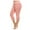 Pink, variant on Hvyesh Lace Leggings for Women Plus Size High Waisted Capri Cropped Leggings Stretch Lace Trim Soft Tights Yoga Pants