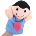 thumbnail image 2 of 6 uds marionetas de mano de estilo familiar marionetas de manos para niños juguetes de fiesta juego de marionetas familiares para niños pequeños, 2 of 8