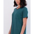 thumbnail image 3 of Real Essentials 3 Pack: Women's Nightshirt Short Sleeve Soft Nightgown Sleep Dress With Pocket (Available In Plus Size), 3 of 6