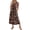 Red Black Flower, variant on Nightgowns for Women Sleeveless Sleepshirt Long Print House Dress Tank Nightshirt Maxi Casual Dress with Pockets
