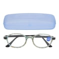 thumbnail image 2 of Reading Glasses, Elderly Glasses Blue Lighting Block High Definition Round Frame Reading Glasses Anti Eyestrain Reading Glasses Gaming Glasses for Men Women, 2 of 7