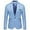 Sky Blue, variant on Blazer for Men Men's Casual Knit Blazer Two Button Lightweight Sport Coats Suit Jacket(Sky Blue,XXL)