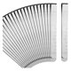 thumbnail image 1 of 40 Pack Sewing Clips Stainless Steel Hemming Clips Metal Hemming Tool with Measurements for Fabric Quilting Pinning, 1 of 5