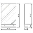 thumbnail image 3 of Bellaterra Home Mirror wood frame-espresso, 3 of 4