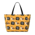 thumbnail image 2 of Fotbe Corgi Bolsa de Viaje para Playa - Resistente al Agua, Bolsa Tote de Gran Capacidad y Ligera con 7 Bolsillos para Mujeres y Hombres, 2 of 7