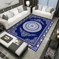 thumbnail image 1 of Beijing Style Carpets for Living Room Coffee Table Chinese Style Large Area Rugs for Bedroom Bedside  Study Non-slip Floor Mat My Lux Decor Round, 1 of 17