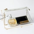 thumbnail image 3 of huart Women's Crossbody Stadium Bag with Zipper Closure, Clear, 3 of 8