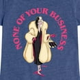 thumbnail image 3 of Disney Villains - None Of Ur Business - Toddler & Youth Girls Short Sleeve Graphic T-Shirt, 3 of 5