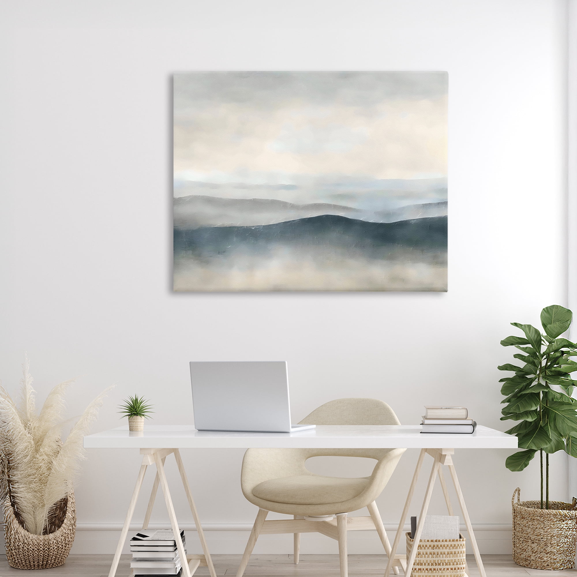 Stupell Industries Muted Horizon Serenity Canvas Wall Art, design by Riley B