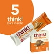 thumbnail image 5 of think! Creamy Peanut Butter High Protein Bars, Gluten Free, 5 count, 10.5 oz, 5 of 9