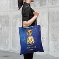 thumbnail image 4 of Autism Awareness Boxer Accept Understand Love All Over Print 3D Canvas Tote Bag Boxers Dog Lover Gifts Idea Reusable Handbag - 12003, 4 of 5