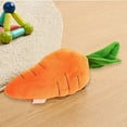 thumbnail image 4 of Dog Toys 7.9 Inch Large Squeaky Dog Toys for Boredom Cute Carrot Shape Plush Dog Chew Toys Soft Puppy Toys Interactive Dog Toys Dog Toys (S), 4 of 4