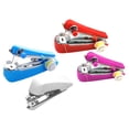 thumbnail image 4 of WHAMVOX 4Pcs Red Mini Handheld Sewing Machine for DIY Projects and Textiles, 4 of 8