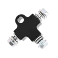 thumbnail image 1 of Conector chiciris en t de acero para manguera de tubo de 3 vías que mejora la capacidad de suministro de combustible, para universal para modificación de motockleta atv, 1 of 7