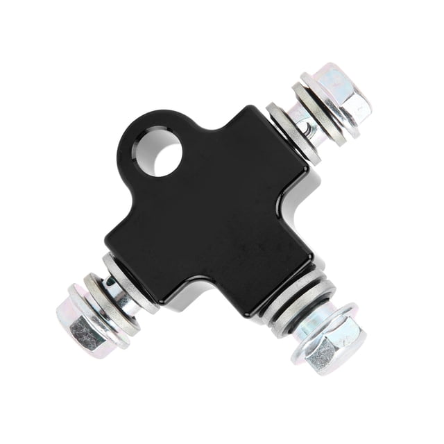 Conector chiciris en t de acero para manguera de tubo de 3 vías que mejora la capacidad de suministro de combustible, para universal para modificación de motockleta atv